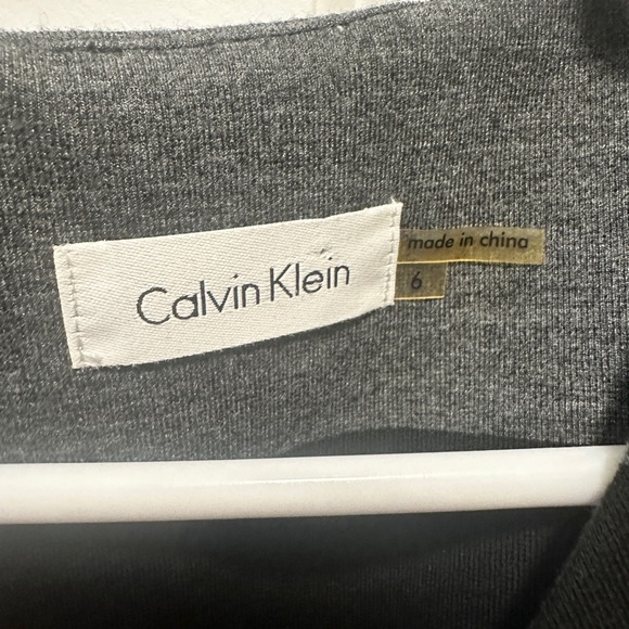 Calvin Klein cap sleeve striped sheath dress size 6 - Picture 3 of 3